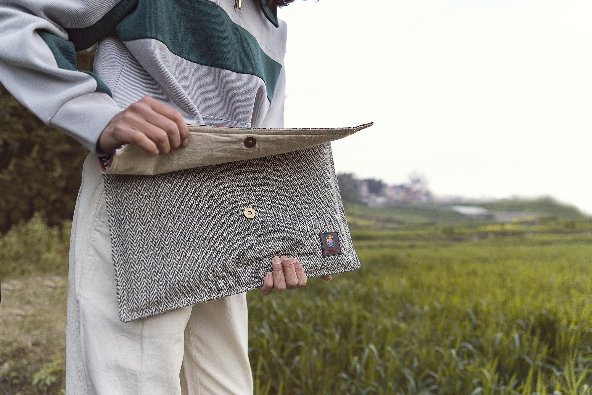 Handmade Hemp Laptop Sleeve Unique 15 inch Laptop Case Laptop Bag For MacBook Sleeve Eco Friendly Laptop Bag For Work Bag Fathers Day Gift