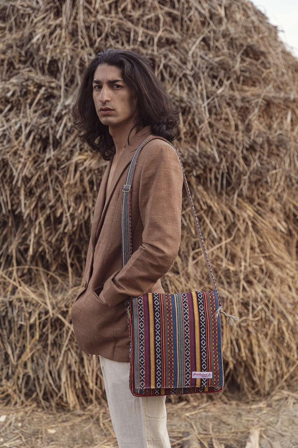 Handmade Hemp Messenger Bag, Crossbody Laptop Bag, Shoulder Messenger Bag, Messenger Bag For Book, Bag For Laptop, Satchel Bag Multipurpose