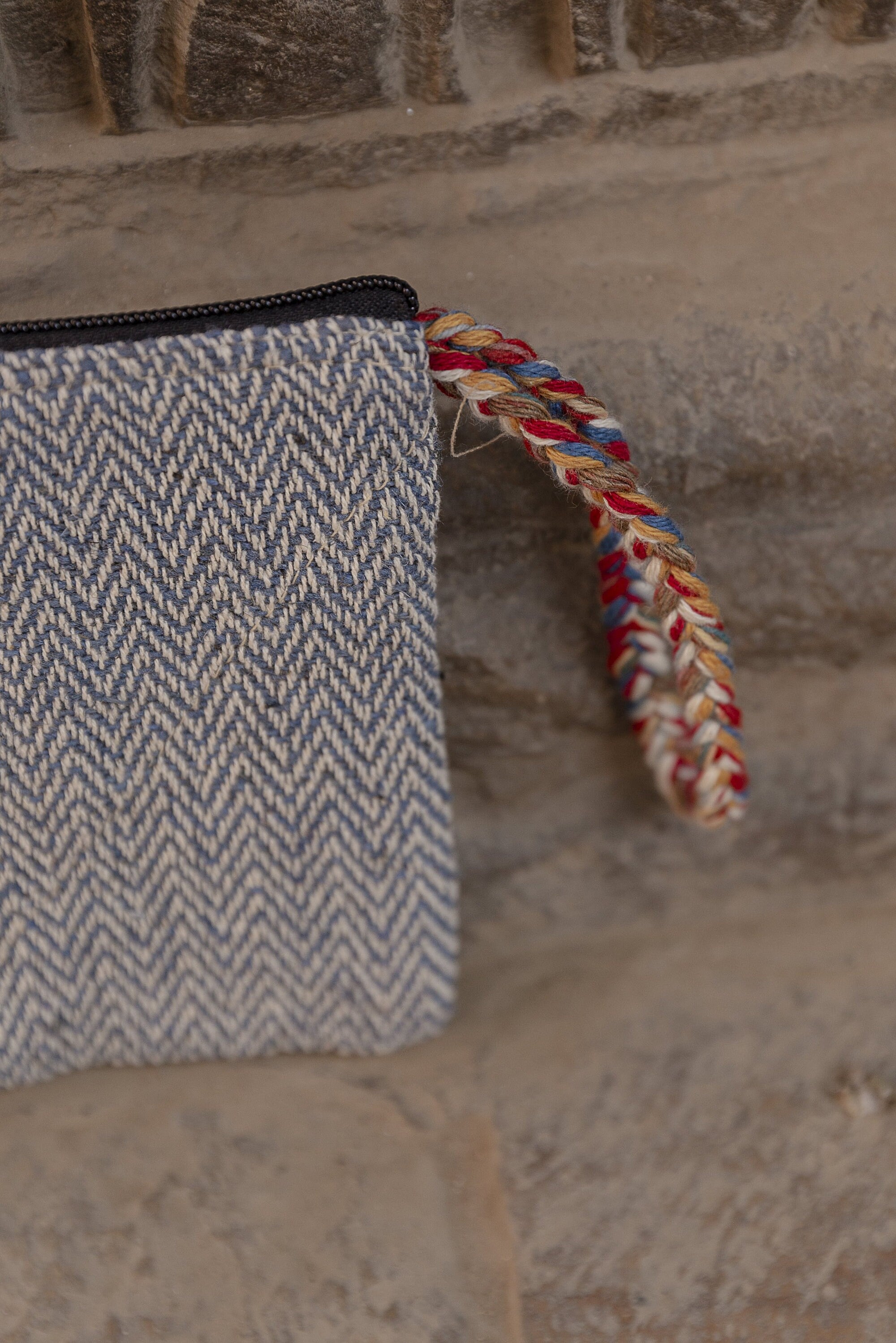 Handmade Square Hemp Pouch For Cosmetic Pouch For Jewellery Pencil Pouch Zipper Pouch Wallet Small Makeup Bag Travel Cosmetic Bag