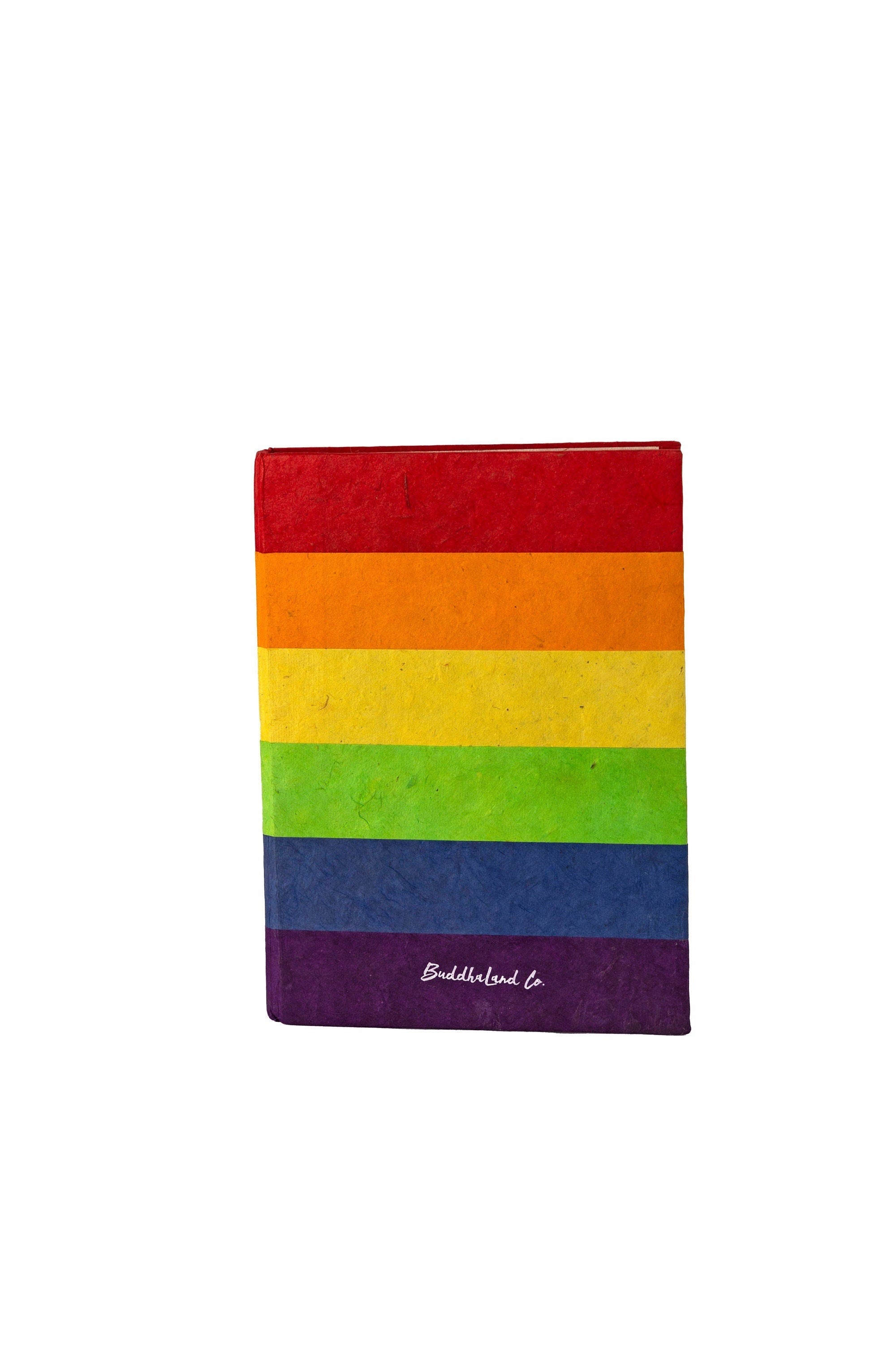 PRIDE Notebook With Hand Pressed Paper, Lokta Paper Notebook, Journal with Plain Paper, Blank Notebook, Travel Journal Dairy Sketchbook LGBT