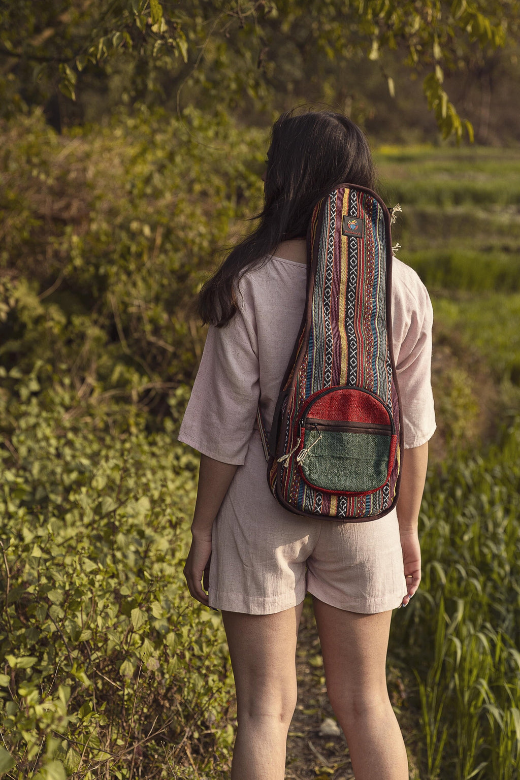 Handmade Hemp Ukulele Bag With Shoulder Straps Ukulele Case With Wall Mount Ukulele Gift Soprano Ukulele Concert Ukulele Tenor Baritone Bag