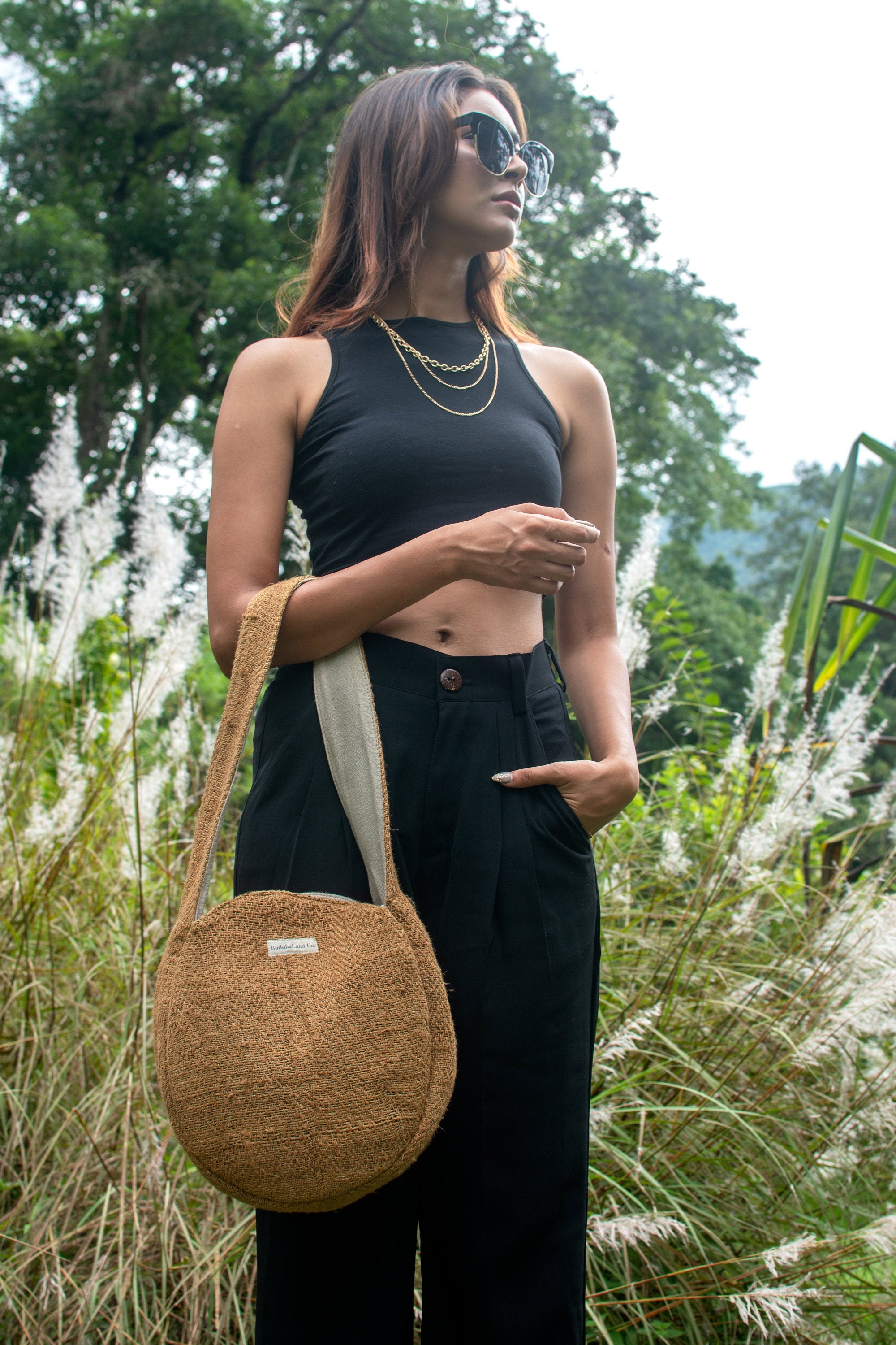 Handmade Hemp Handbag Women Shoulder Bag, Minimalistic Purse For Women, Handwoven Summer Bag, Hand Knit Bag, Small Handbag, Beach Bag