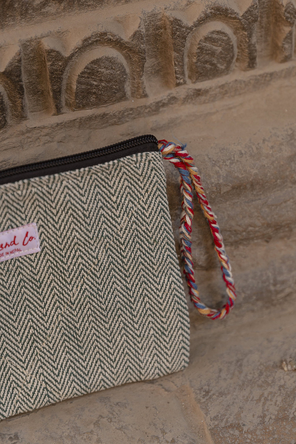 Handmade Square Hemp Pouch For Cosmetic Pouch For Jewellery Pencil Pouch Zipper Pouch Wallet Small Makeup Bag Travel Cosmetic Bag